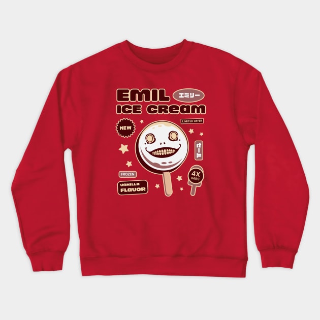 Emil Ice Cream Crewneck Sweatshirt by Lagelantee